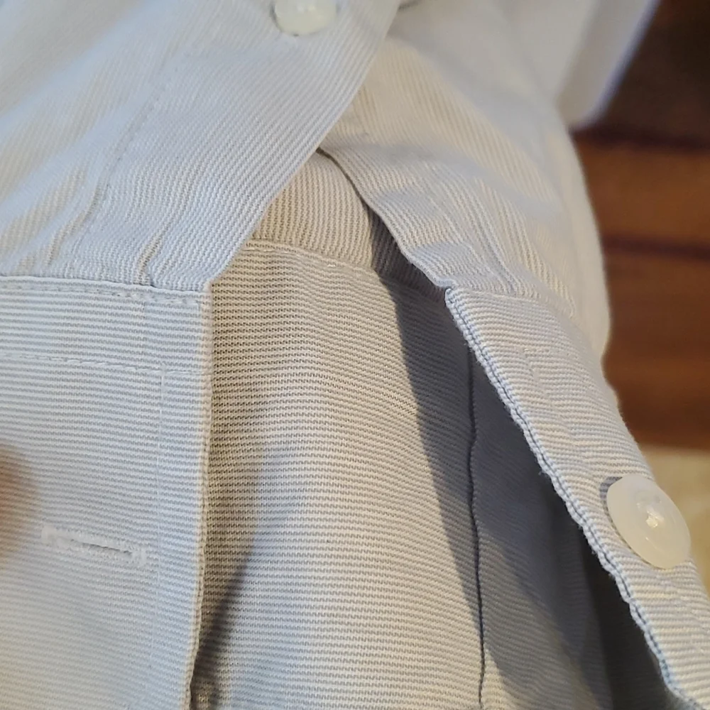 Alfani shirts 100% cotton size xl bottom style on the shoulder - Picture 5 of 6